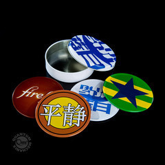 Firefly Metal Coasters in Tin