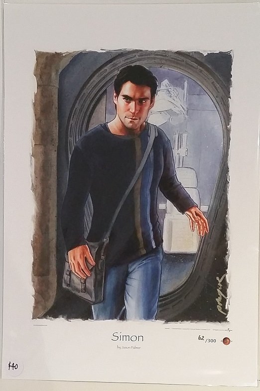 "Simon" Art Print by Jason Palmer - Limited Edition or Artist Proof