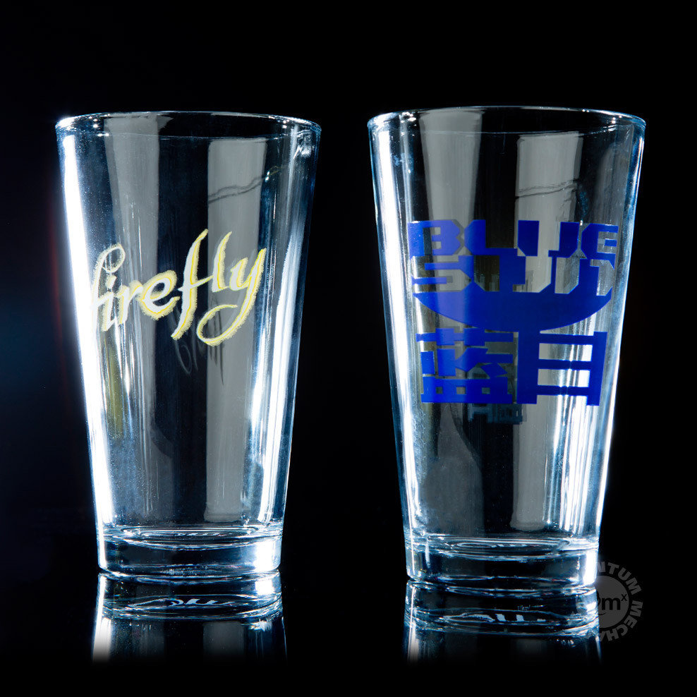 Firefly Pint Glasses - Set 1 (Firefly / Blue Sun)