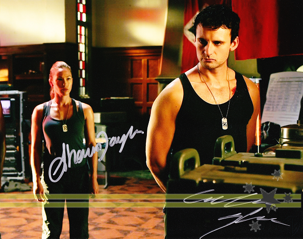 Callum Blue &amp; Sharon Taylor Autographed Photo