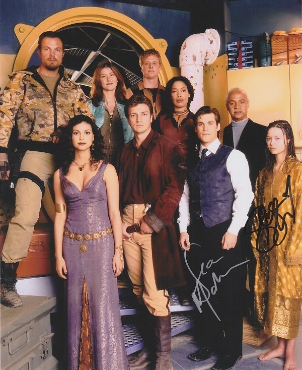 Summer Glau &amp; Sean Maher Autographed Photo