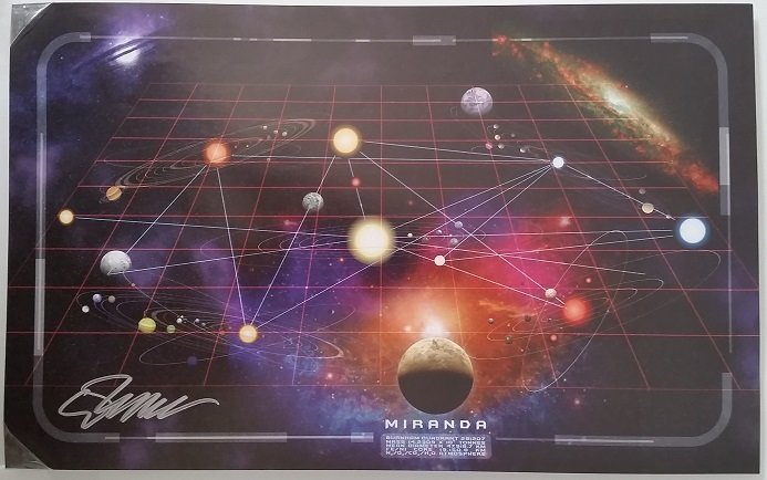 Miranda Star Chart (Serenity) - Signed by Geoffrey Mandel