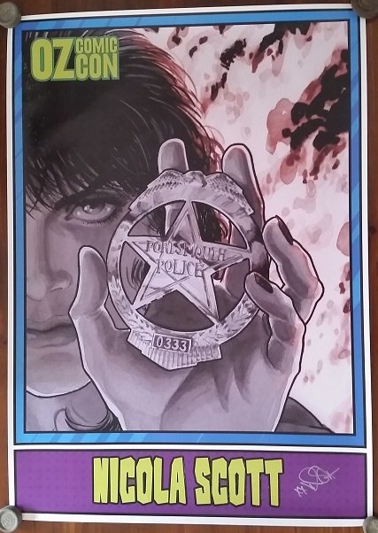 Nicola Scott Autographed Oz Comic-Con Guest Poster