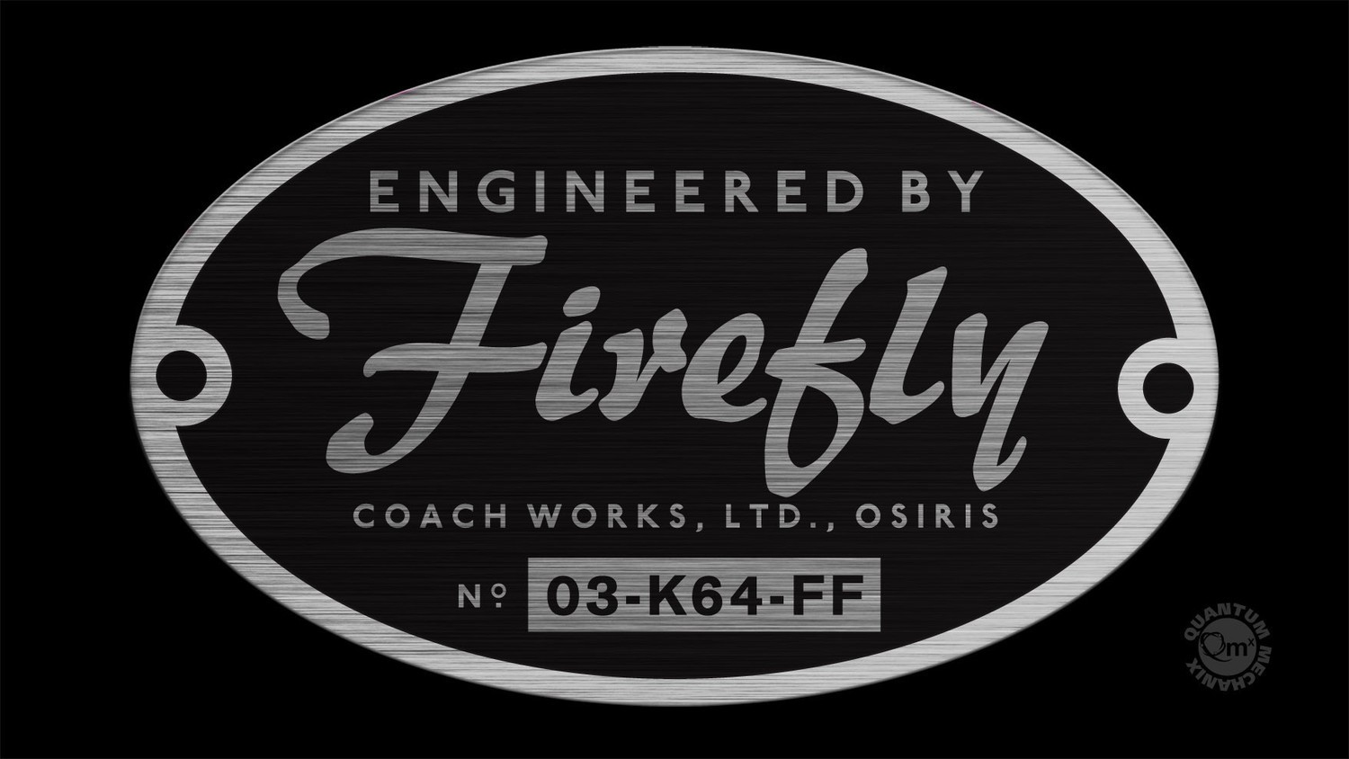 Engineered by Firefly Decal/Sticker