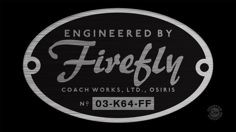 Engineered by Firefly Decal/Sticker