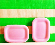 Plate, Pink - Style 1