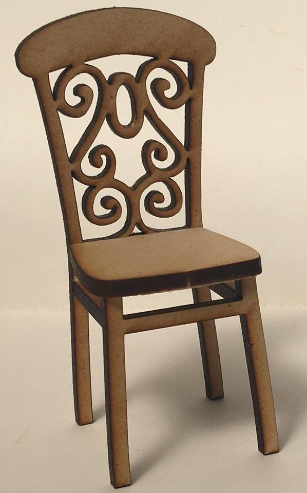 Dining Chair with Fancy Back Kit