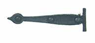 Colonial Strap Hinge Black
