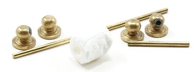 Towel Bar &amp; Toilet Paper Holder, 7Pc