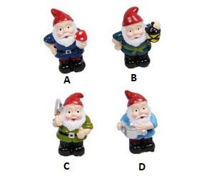 Garden Gnome, Variety: A - Gnome with Mushroom
