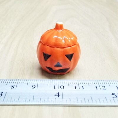 Pumpkin Jar with painted features