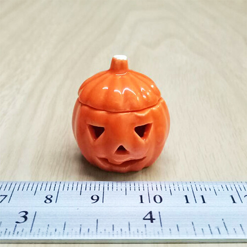 Pumpkin Jar with cutout features