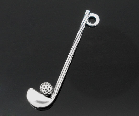 Golf club with ball