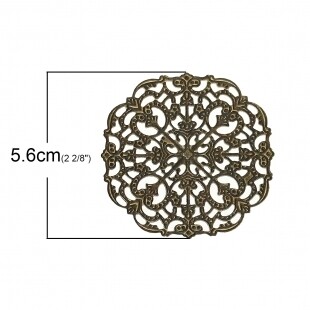 Bronze Patterned Circle