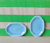 Plate, Light Blue - Style 2