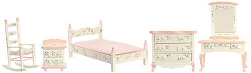 Pink Bedroom Set. 5 pieces