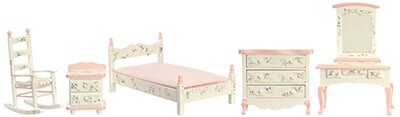 Pink Bedroom Set. 5 pieces
