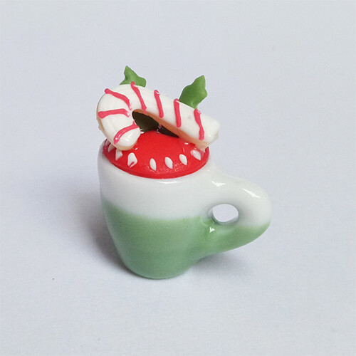 Cupcake in a Mug - Candy Cane
