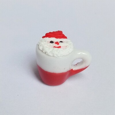 Cupcake in a Mug - Santa Face