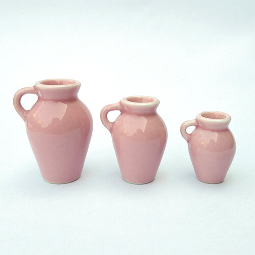 Vases with Handles - Pink, Size: Small