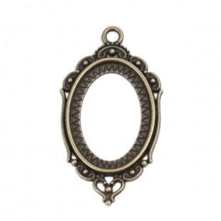 Antique Bronze Filigree Frame