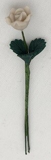 Single Rose - White