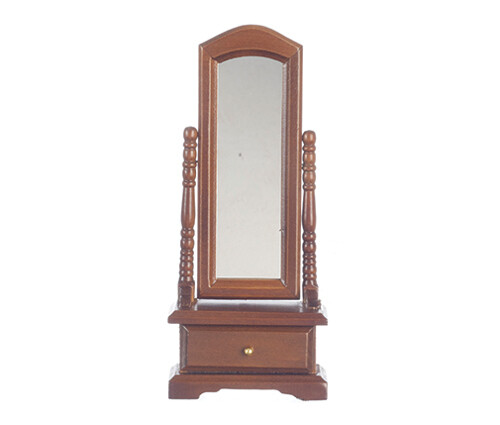 Standing Mirror/Walnut