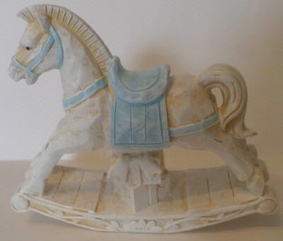 Blue Rocking Horse