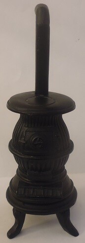 Pot Belly Stove, Colour: Black