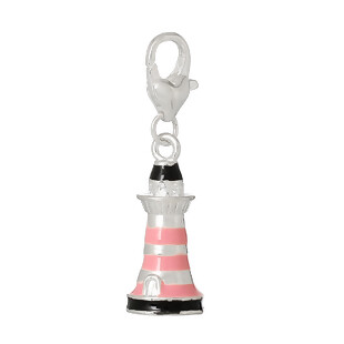 Lighthouse - Enamelled, Colour: Pink