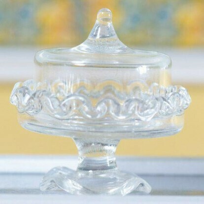 Glass Cake Stand with Lid