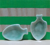 Plate, Fish, Green