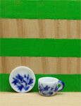 Cup &amp; Saucer - Bamboo Design