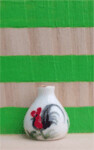 Vase, Rooster Design - Style 1