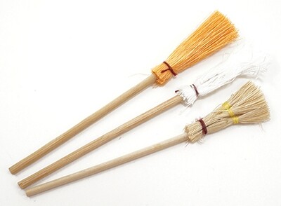 Brooms &amp; Mop Set, 3 Piece