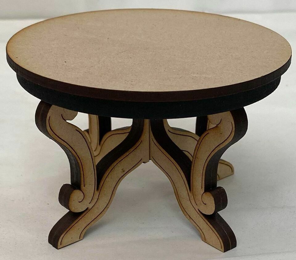 Round Table with Solid Legs Kit