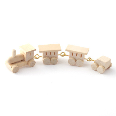 Toy Train - Bare Wood