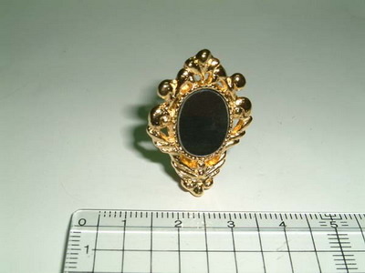 Small Gold Mirror