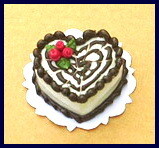Cake, Heart Shaped - Chocolate