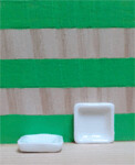 Plate, White - Small Square