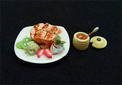 Honey on Toast with Honey Pot