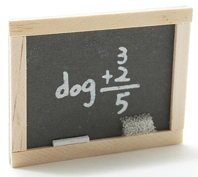 Blackboard with Writing