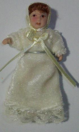 Baby in Victorian Clothes