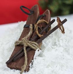 Rustic Snow Skis
