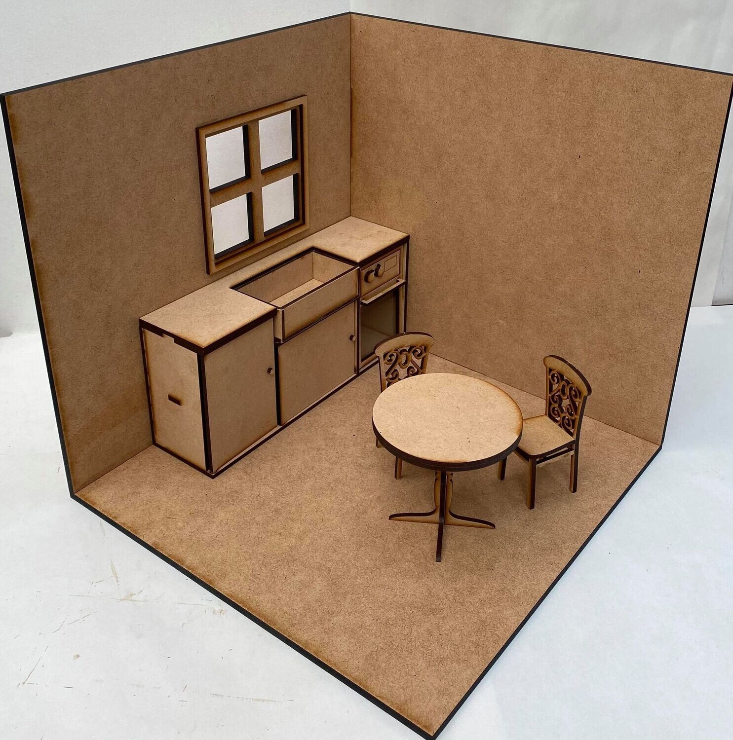 Corner Room Box - Kitchen Kit