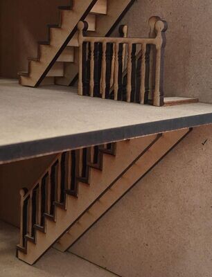 1:24 Railing and Bannister set for Stairs