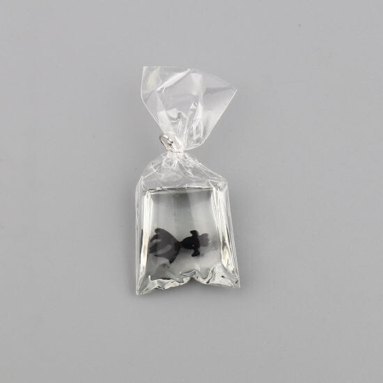 Fish in Plastic Bag, Colour: Black