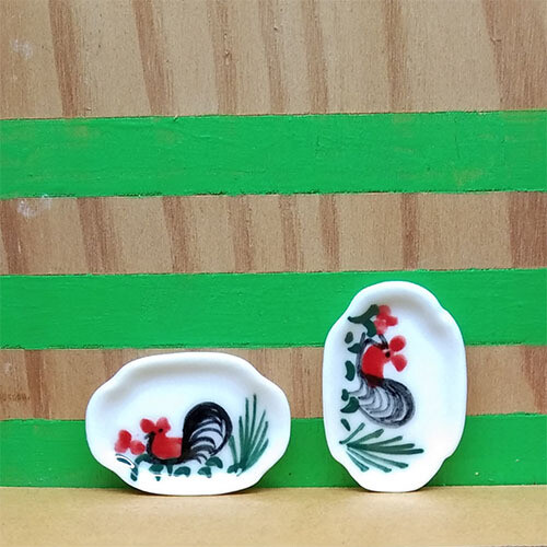 Plate with Rooster Design