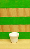 Flowerpot, Very Small, White