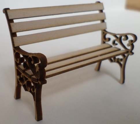 1:24 Garden Bench Kit